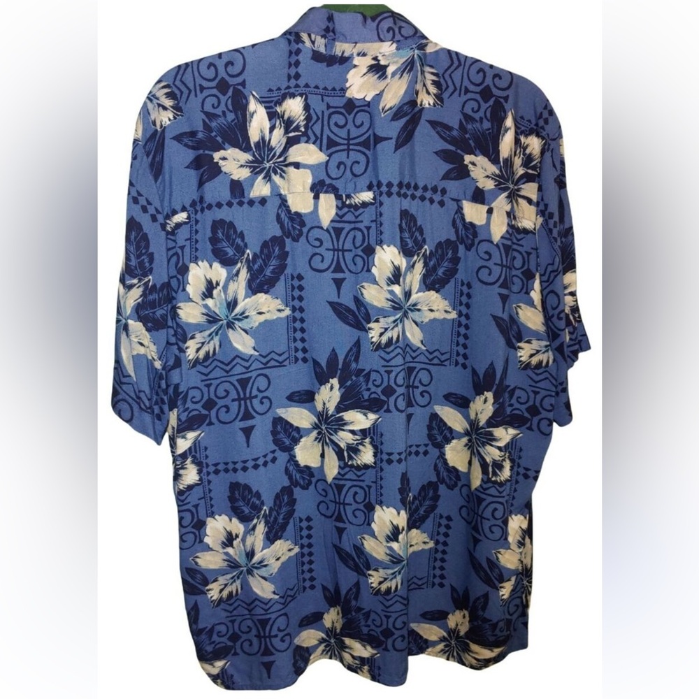 Floral Blue Men's Shirt